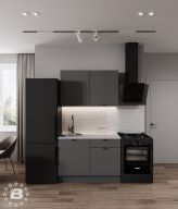 Кухня Антрацит 1,2м без столешницы
