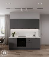 Кухня Антрацит 2,2м без столешницы