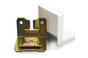 Навес для шкафов (L) до 70 кг с заглушкой белый FIT