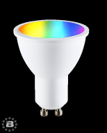 Светодиодная лампа GU10 Moes Smart LED Bulb GU10 модели WB-TD-RWW-GU10