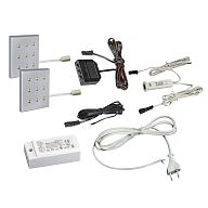 Комплекты LED подсветки из 2-х светильников с ИК- выкл.